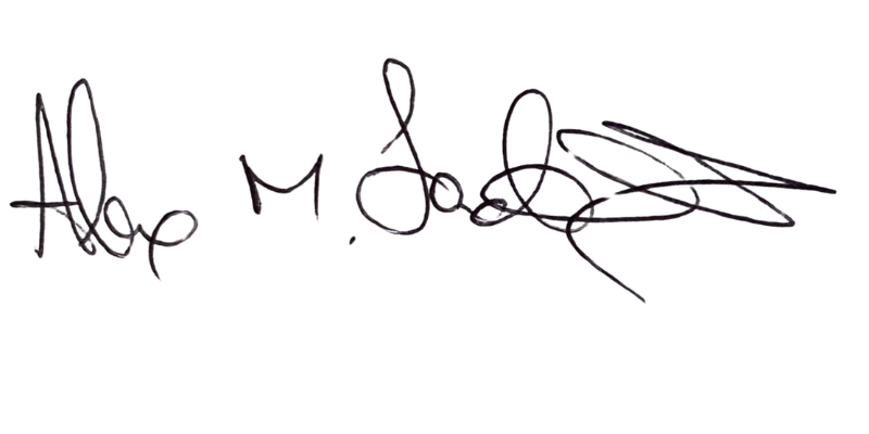 Signature of Alex Michael Jackson