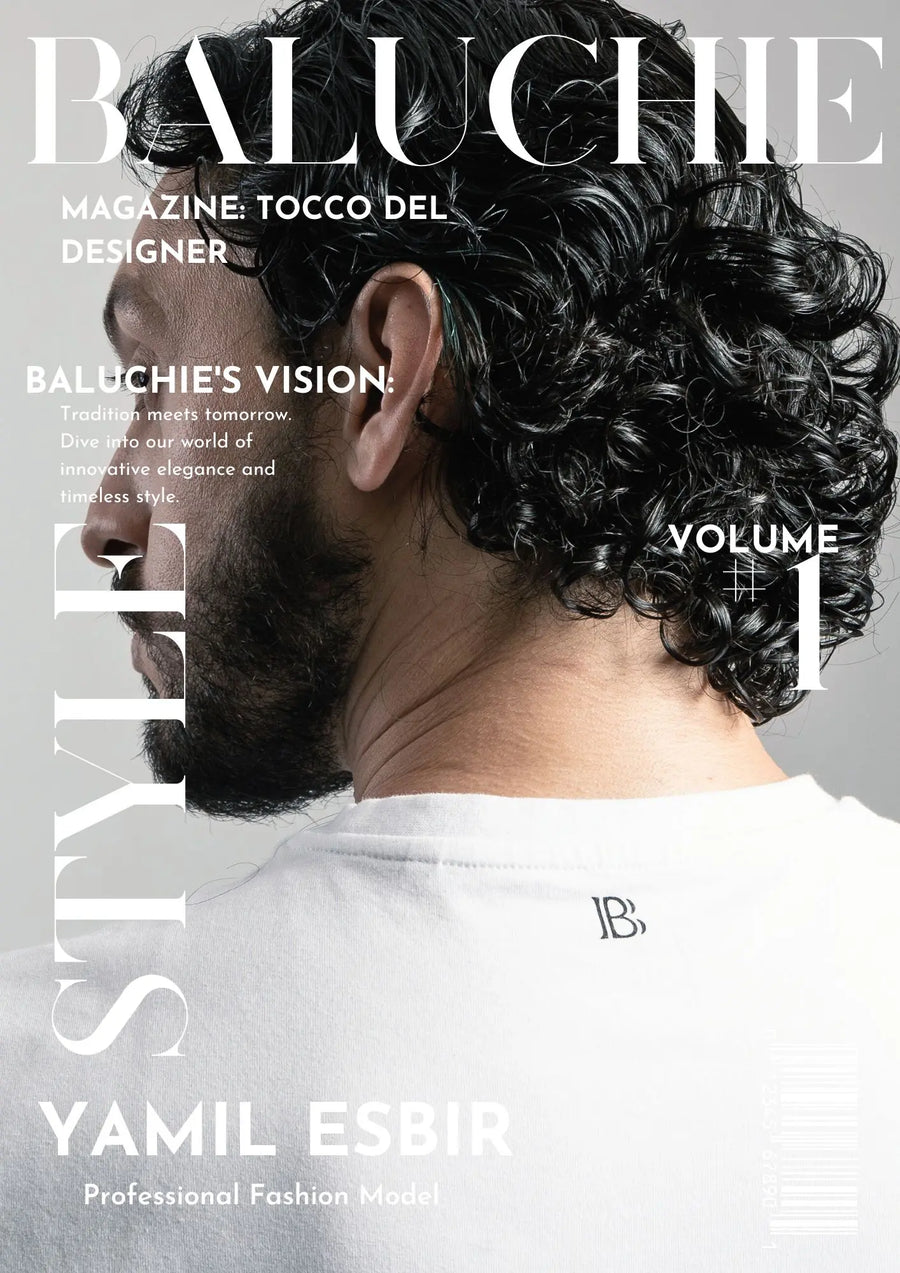 Baluchie Magazine: Tocco del Designer Volume 01 cover featuring Yamil Esbir