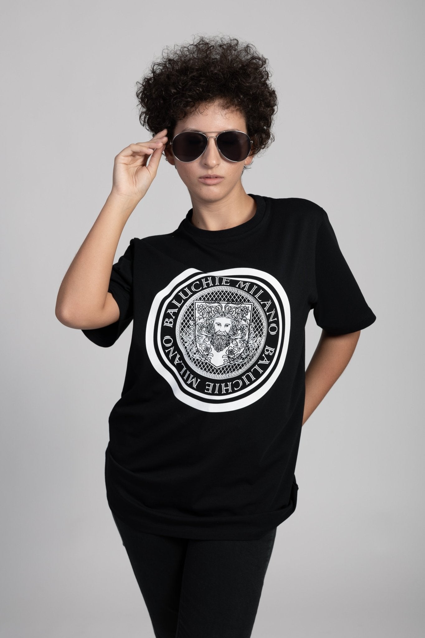 BALUCHIE MILANO Coin Logo Slim - Fit T-Shirt - Baluchie® MilanoT-ShirtS