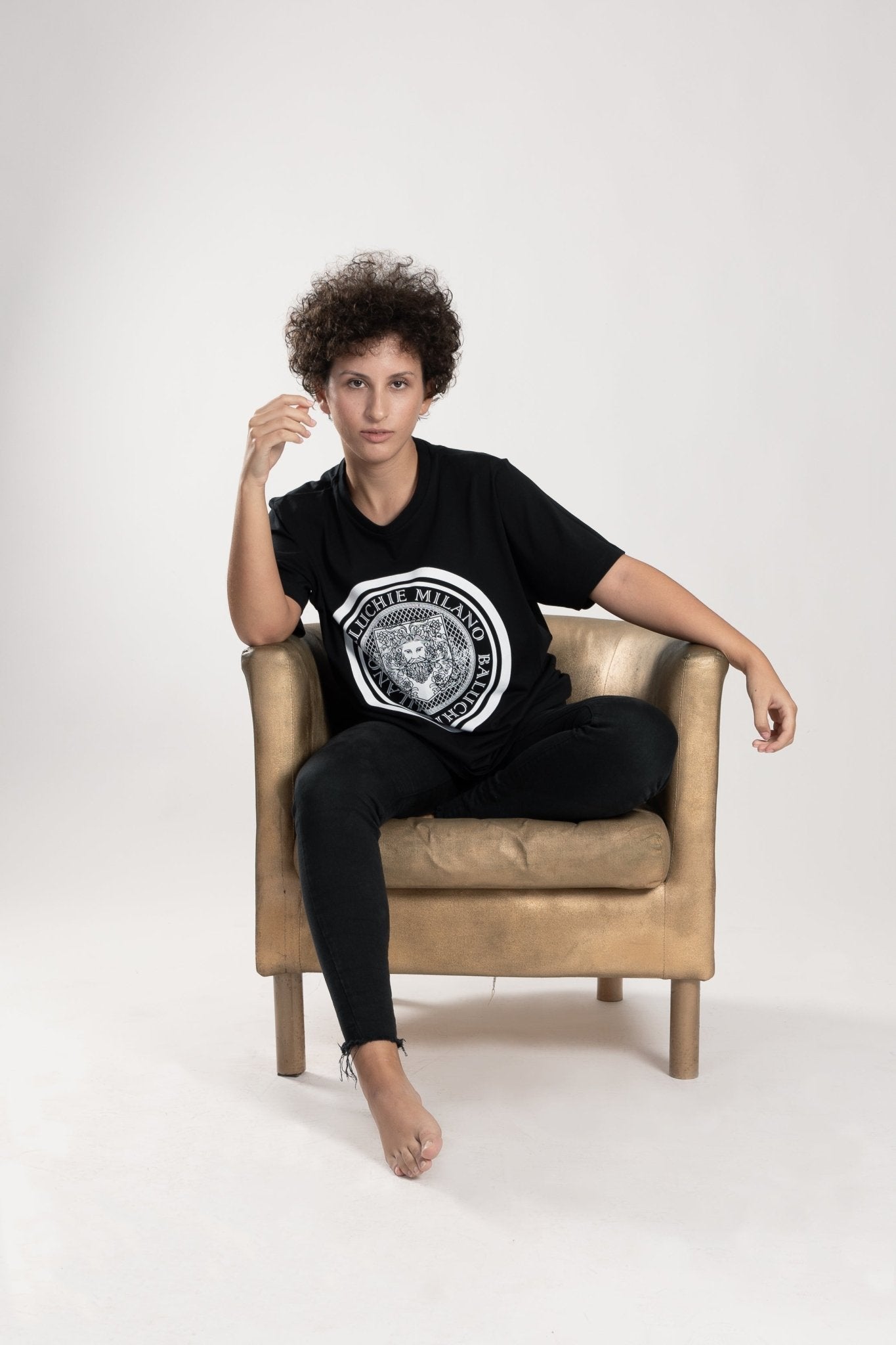 BALUCHIE MILANO Coin Logo Slim - Fit T-Shirt - Baluchie® MilanoT-ShirtS