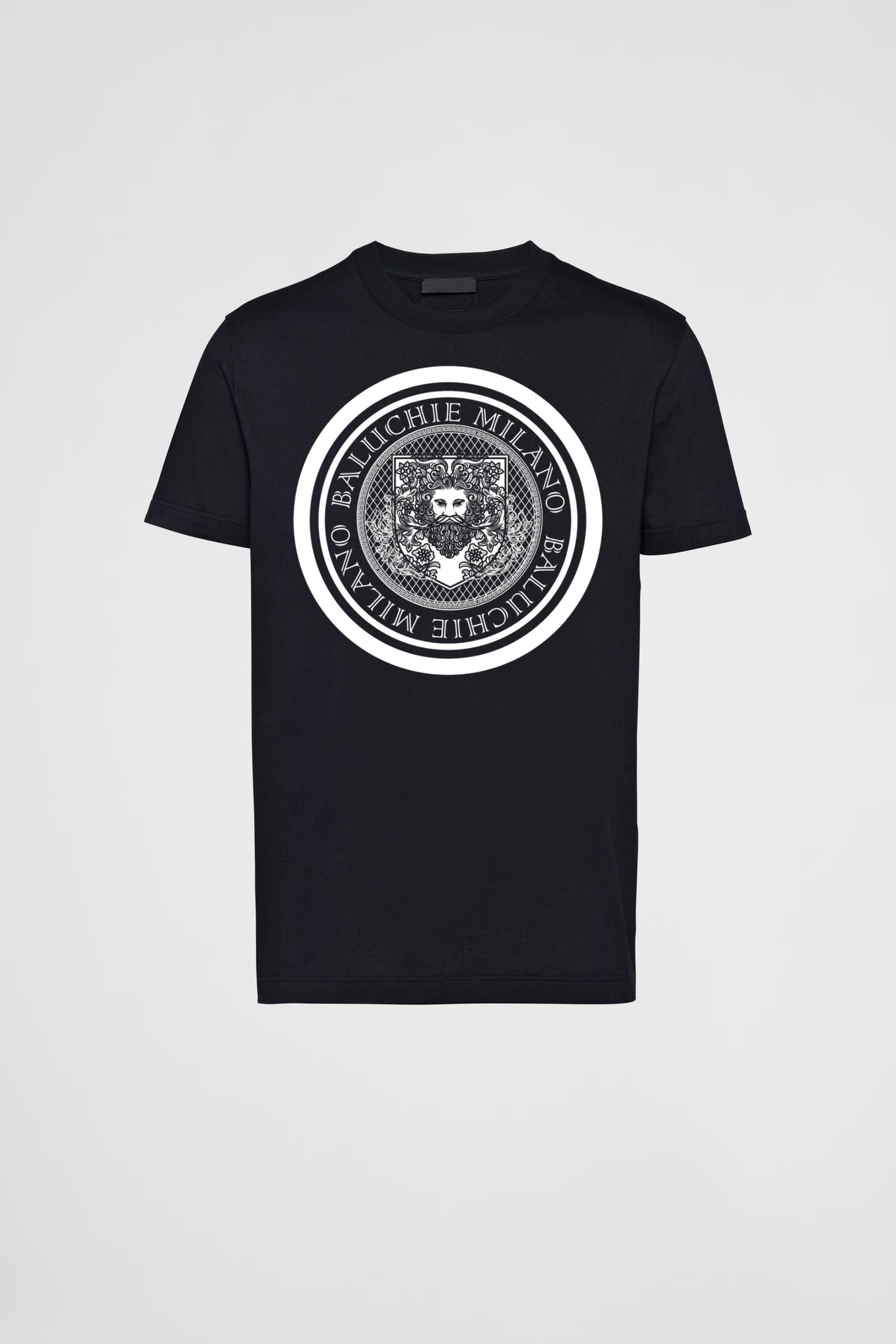 The Milano Emblem Tee - Nero - Baluchie® MilanoT-ShirtS