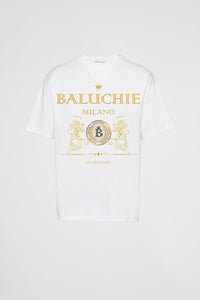 The Regal Crest Tee - Baluchie® MilanoT-ShirtWhite
