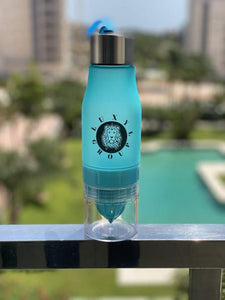 FRUIT & MORE INFUSER WATER BOTTLE FROM LUXYLGROUP, INC. - Baluchie® MilanowaterbottleBlue